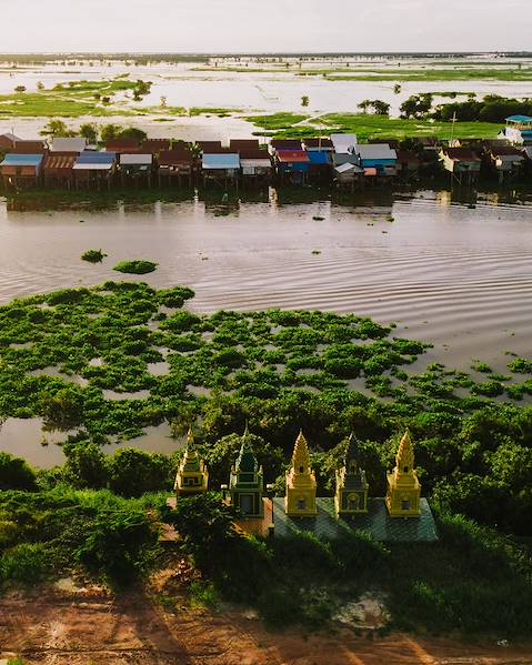 Voyages itinérants Cambodge - Angkor - Koh Trong - Kampong Thom - Phnom Penh - Koh Rong Samloem
