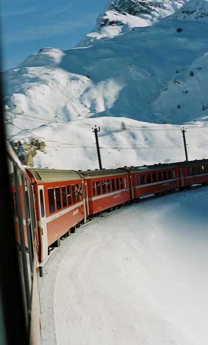 Je pars en train