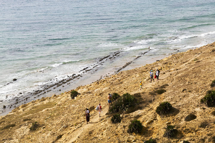 Bord de mer à Asilah au Maroc