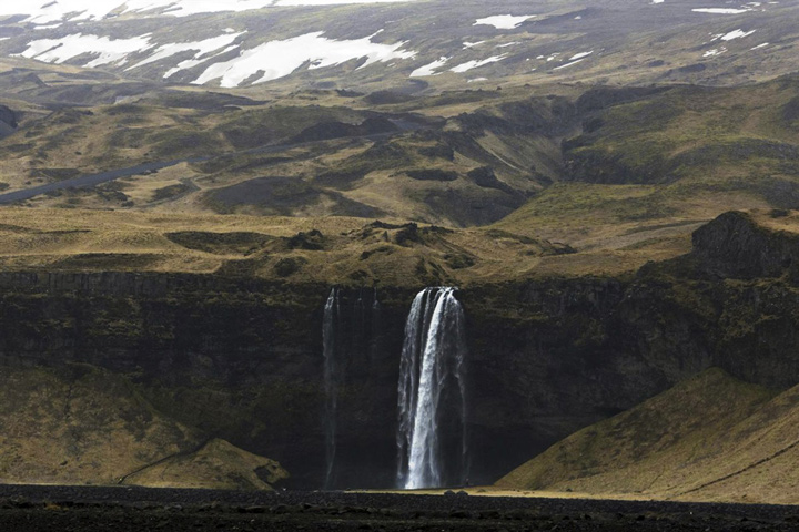 Très belle vue d'un hôtel en Islande