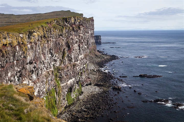 Vue de la falaise de Látrabjarg