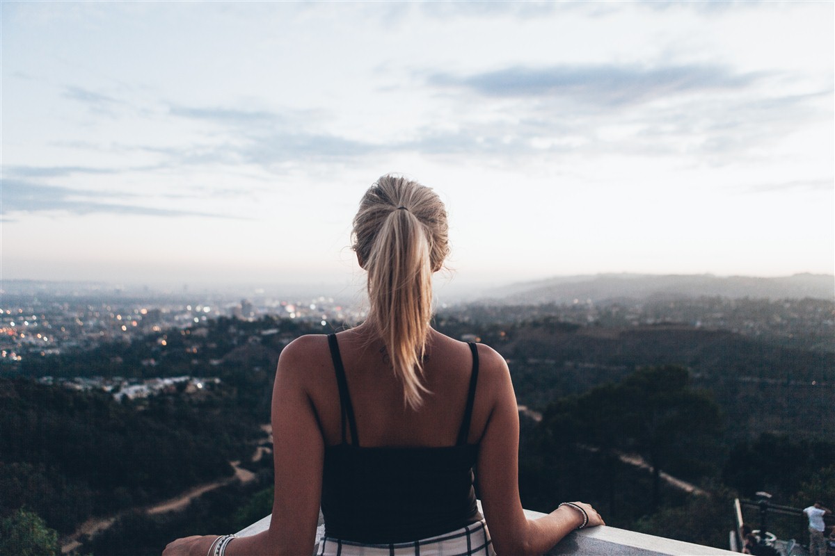 Vue de Los Angeles depuis Mulholland Drive