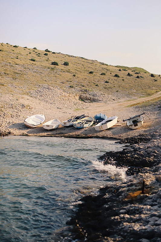 Bateaux en Croatie