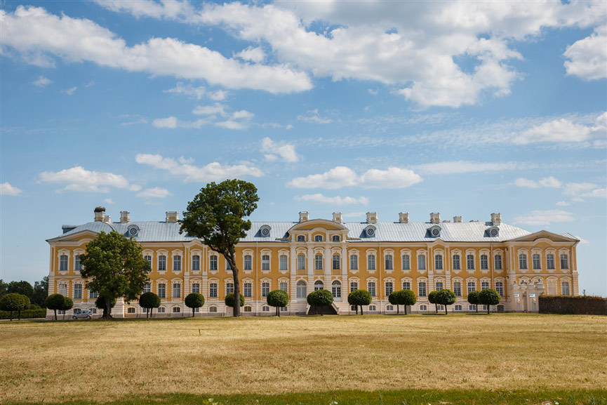 Le château hanté de Rundale