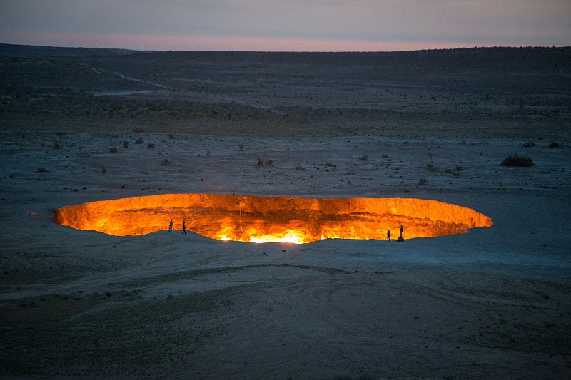 Darvaza au Turkménistan