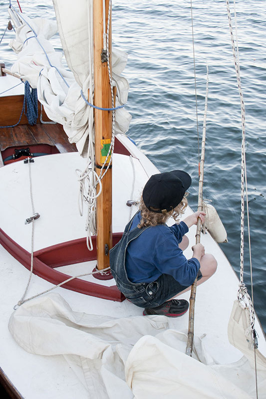 bateau avec des enfants