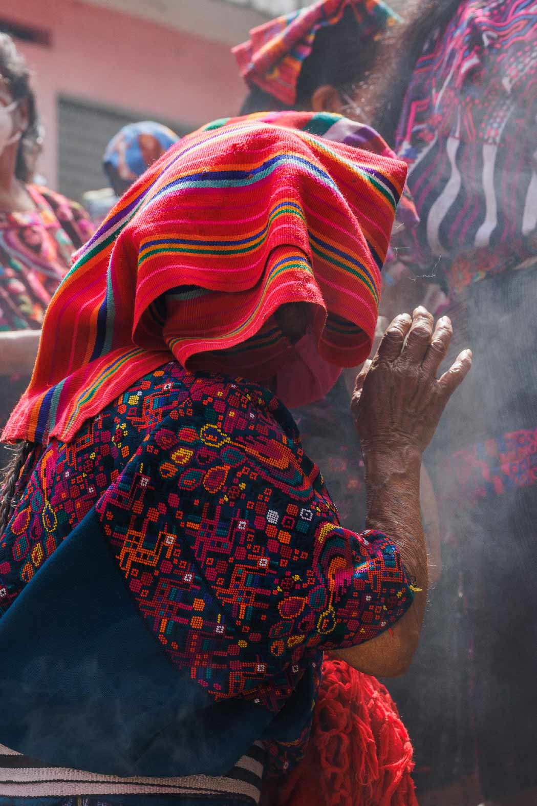 vieille femme à Chichicastenango