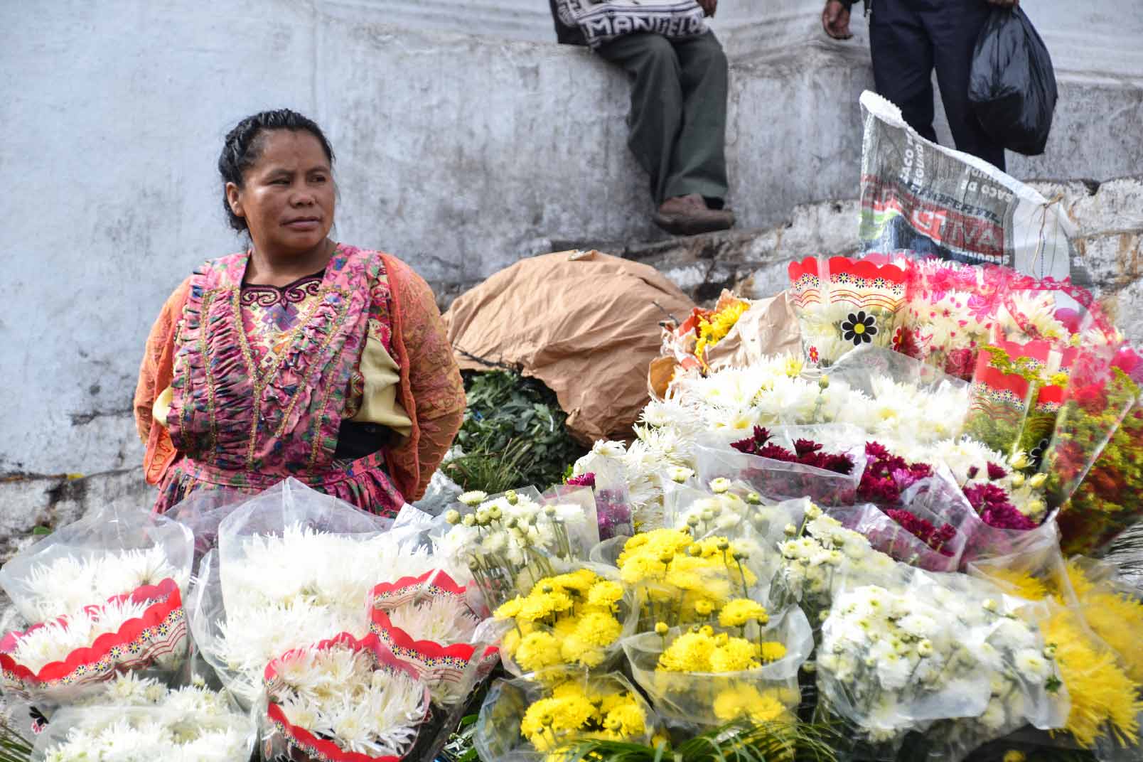 fleuriste au marché