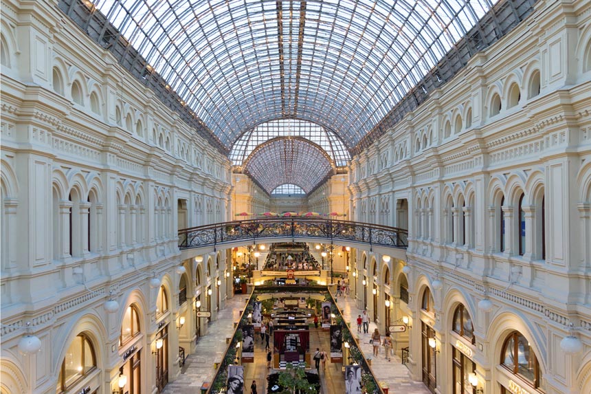 Galerie marchande à Moscou