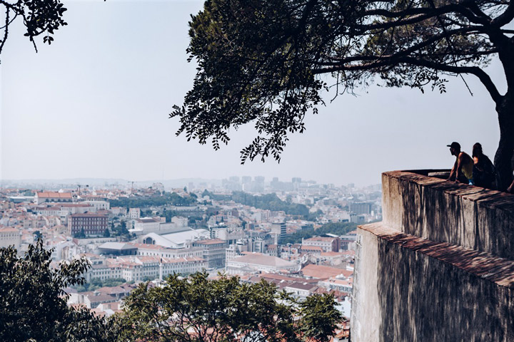 Lisbonne vue d'en haut