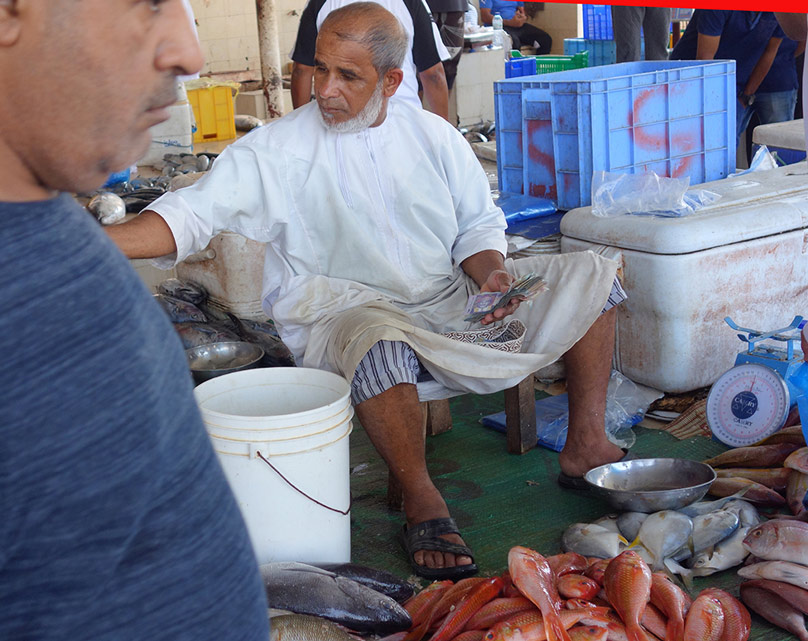 marché aux poissons Mascate