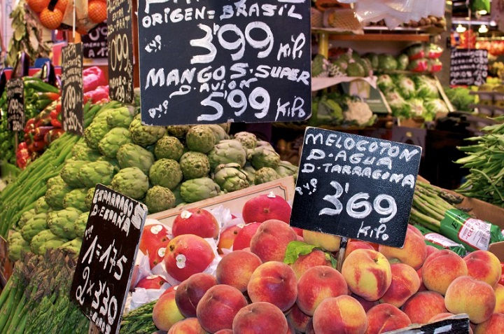 Marché de la Boqueria à Barcelone