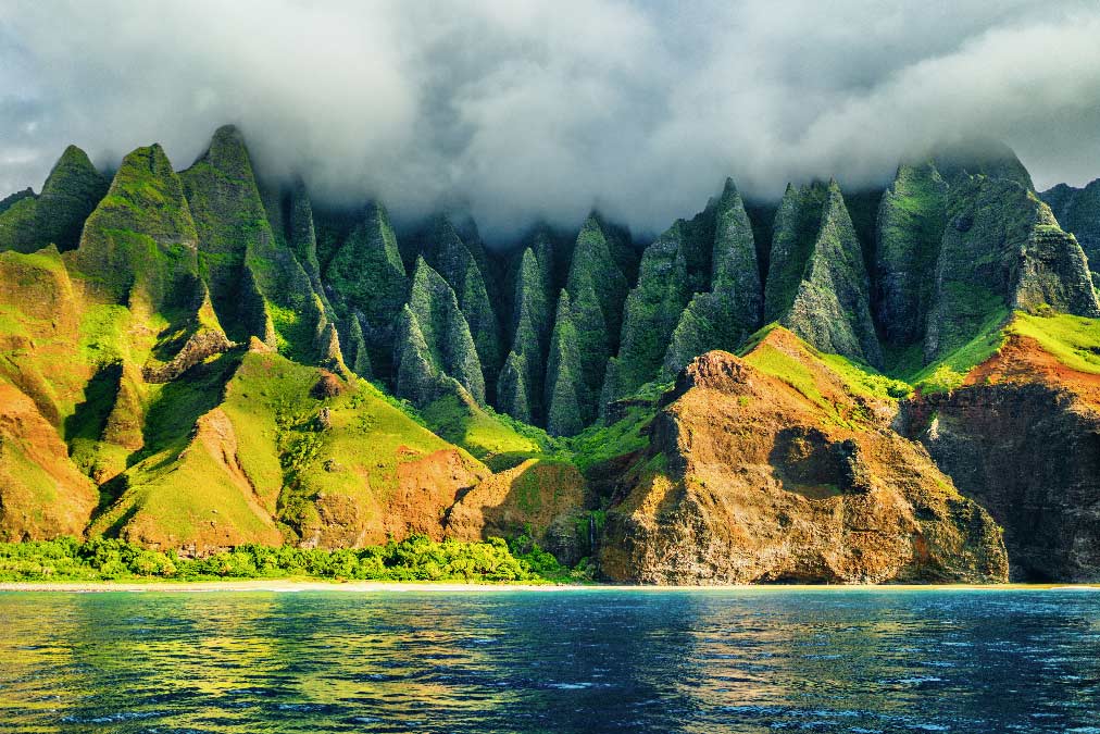 Falaise à Hawaii