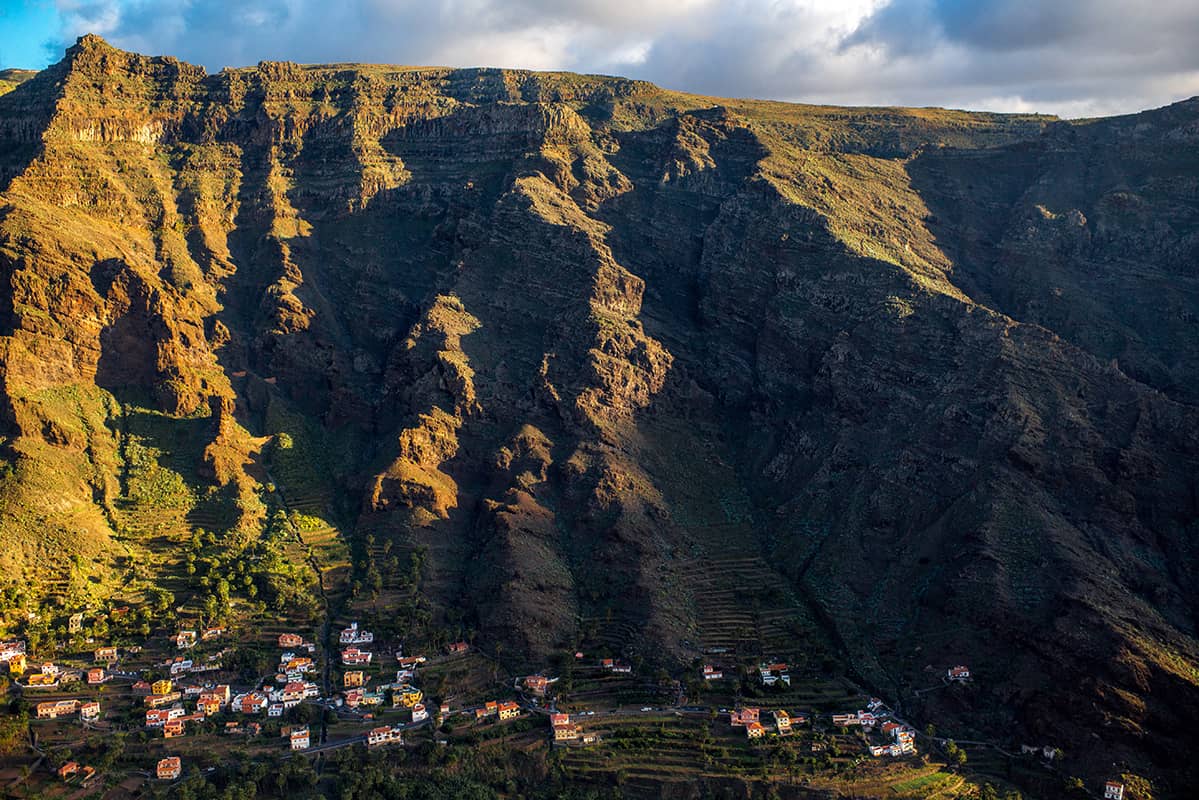 Montagnes sur l'ile de La Gomera dans les Canaries