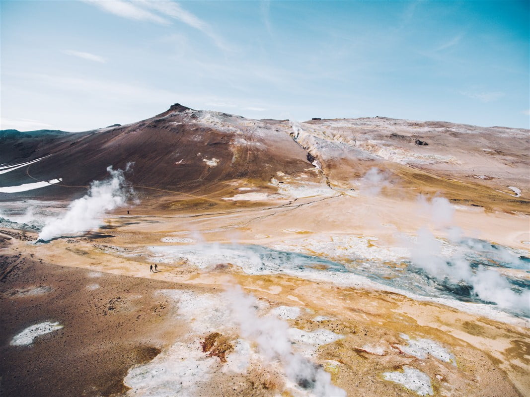 Paysage Hverarond en Islande