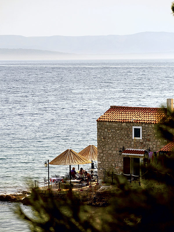 Restaurant au bord de l'eau Croatie