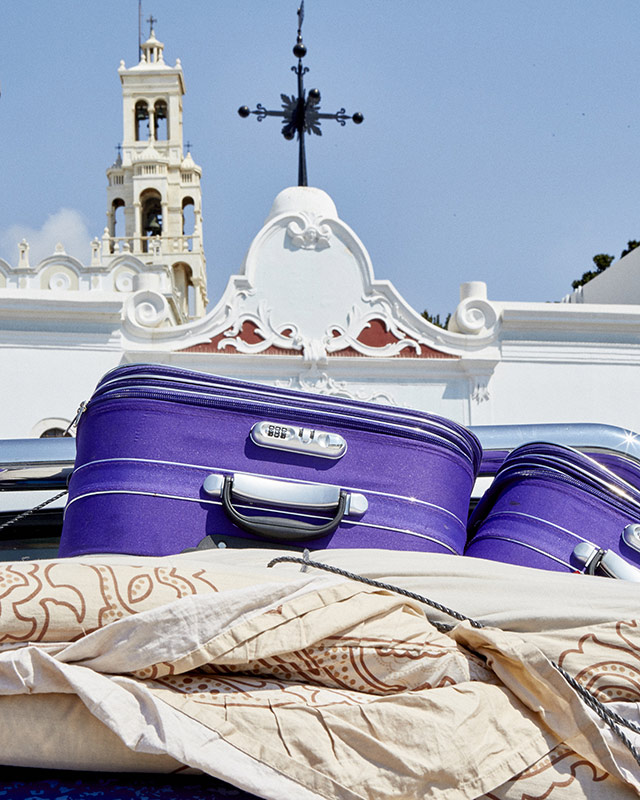 Valises dans les Cyclades