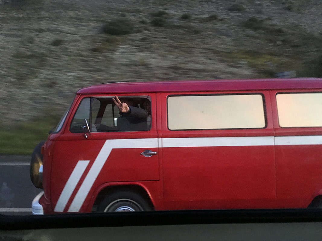 Van rouge en France