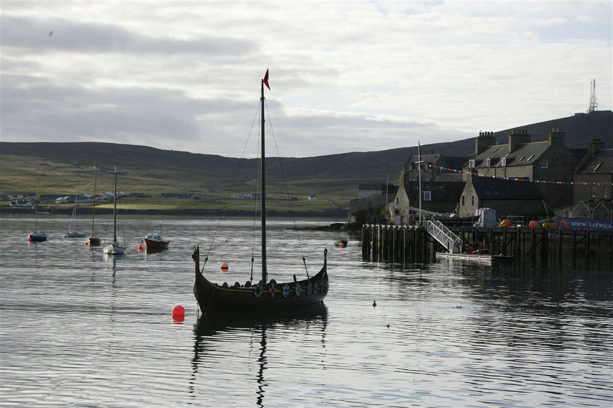 Drakkar île Shetland